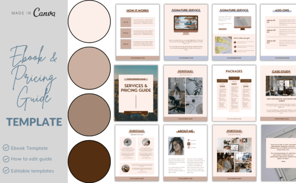 Download Canva Ebook/workbook Template - Book Collection