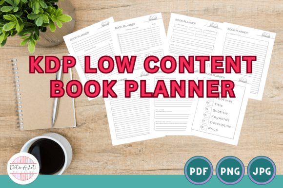 Download KDP Low Content Book Planner - Book Collection