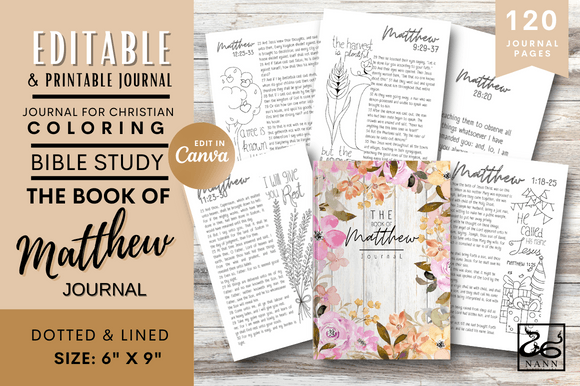 Download Bible Study Journal/ Book of Matthew #63 - Book Collection