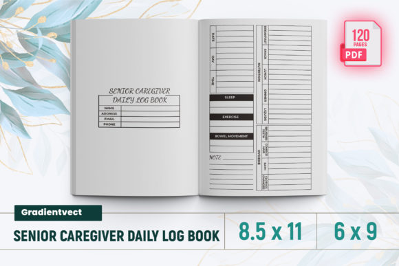 Download Senior Caregiver Daily Log Book KDP - Book Collection