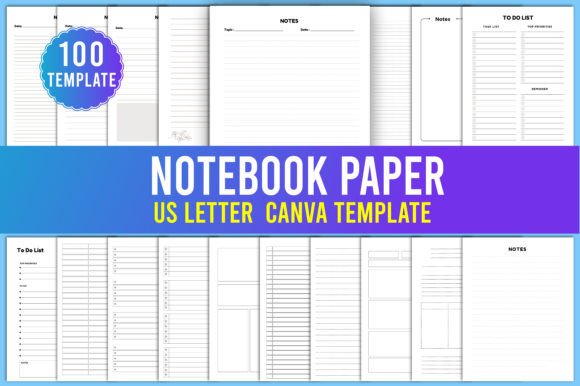 Download Notebook Paper Mega Bundle KDP Interiors - Book Collection