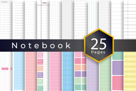 Download Notebook Printable Paper Kdp Interior - Book Collection