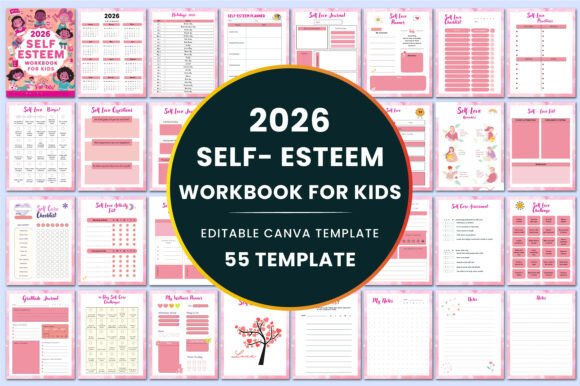 Download 2026 Self-Esteem Workbook for Kids KDP - Book Collection
