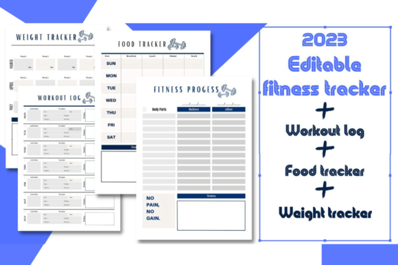 Download Editable Fitness Workout Log Book 2023 - Book Collection