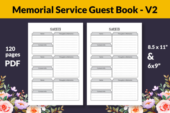 Download Memorial Service KDP Guest Book - Book Collection