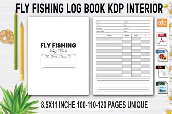 Download Fly Fishing Log Book | KDP Interior - Book Collection