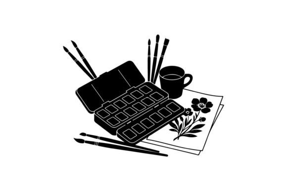 Download Sketchbook with Pencils and Coffee Cup O - Book Collection
