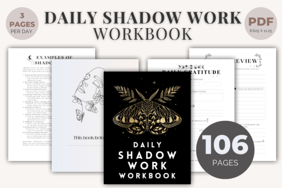 Download Daily Shadow Work Workbook + Ebook - Book Collection