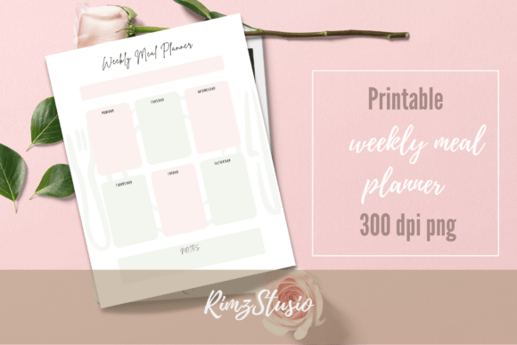 Download Weekly Meal Planner - Premium Bundle