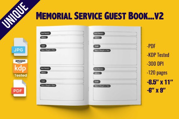 Download Memorial Service Guest Book Interior - Book Collection