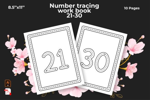 Download 21-30 Number Tracing Workbook - Book Collection