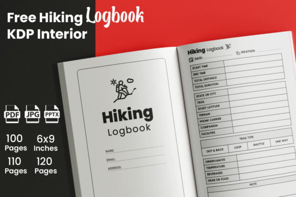 Download Free Hiking Logbook - KDP Interior - Book Collection