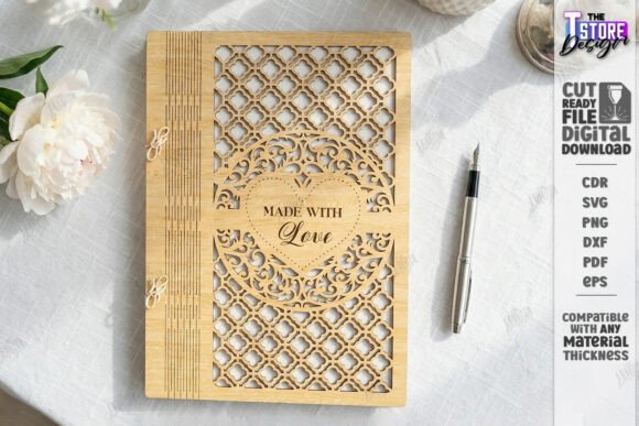 Download Elegant Wedding Guest Book Laser Cut - Book Collection