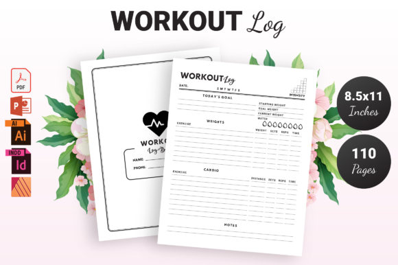 Download Workout Log Book - KDP Interior - Book Collection