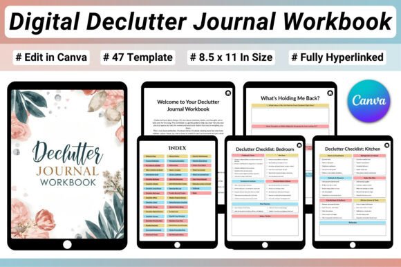 Download 🧹 Digital Declutter Journal Workbook - Book Collection