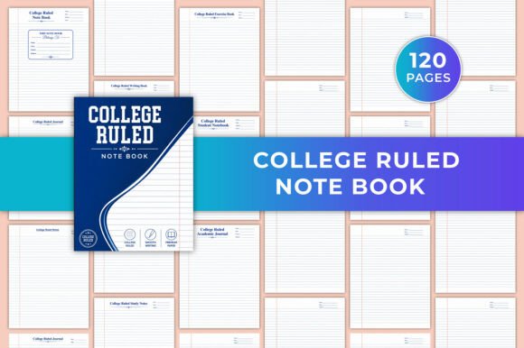 Download College Ruled Notebook KDP - Book Collection