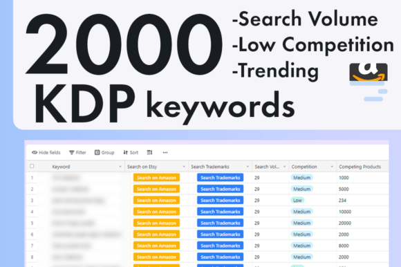 Download 2000 KDP Keywords Book Niches Bundle - Book Collection